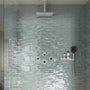Ceiling Mount 3 Function Thermostatic Shower System with Rainfall Massage Jets