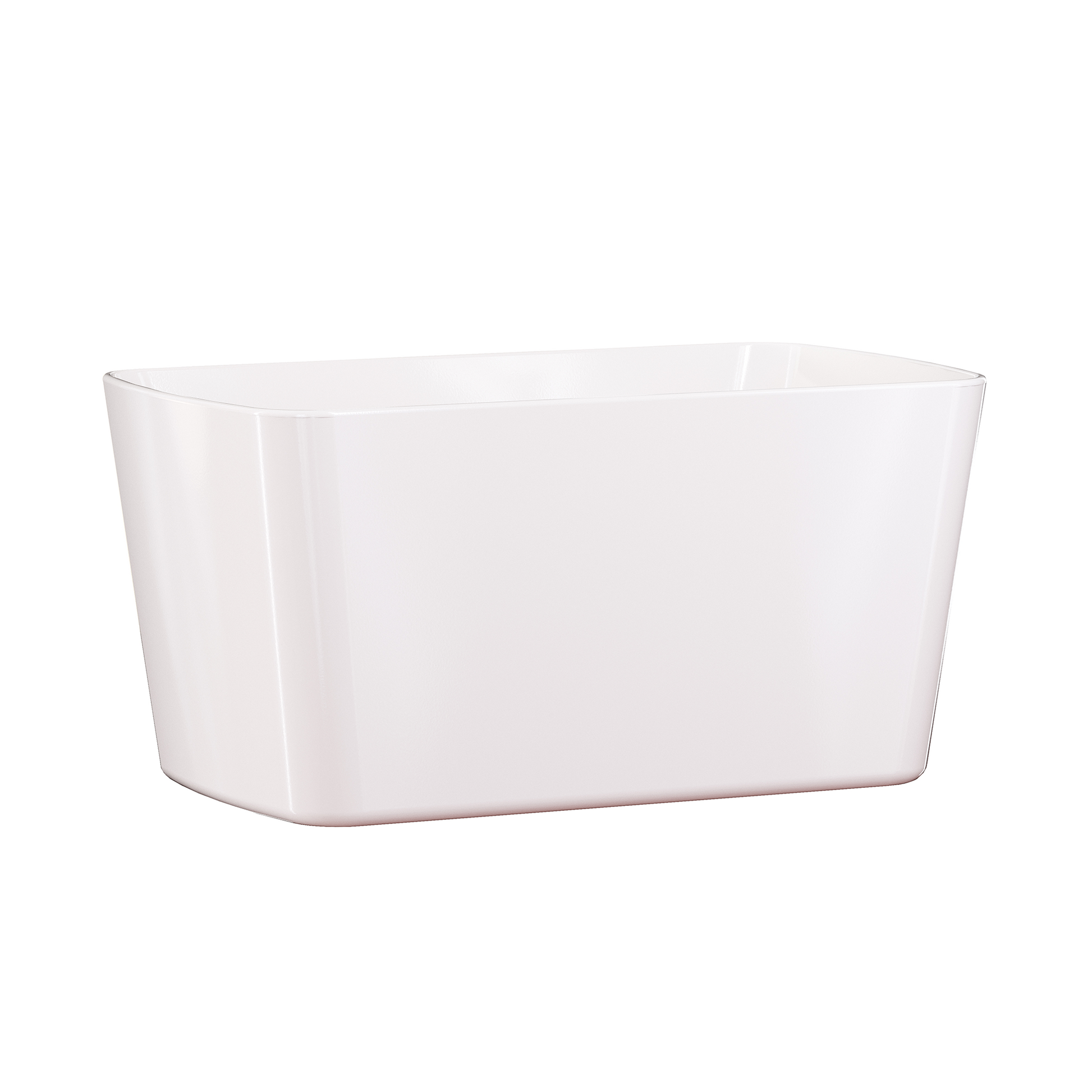 49" Acrylic Freestanding Japanese Soaking Hot Tub with Overflow and Drain