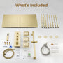 32" x 16" 3-Function Thermostatic Shower System with Body Jets