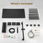 32" x 16" 3-Function Thermostatic Shower System with Body Jets