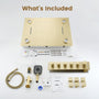 32" x 24" Luxury Shower System with Body Jets & LED Lights