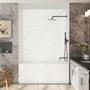60"x36"x96" SMC Shower Wall Panels, Waterproof Grout-Free Shower Surround in 6 Finishes