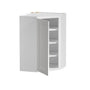 24"W x 12"D x 42"H Plywood Wall Diagonal Corner Kitchen Cabinet with Door Ready to Assemble