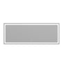 Rectangular Frameless LED Bathroom Mirror with Anti-Fog & Adjustable Color