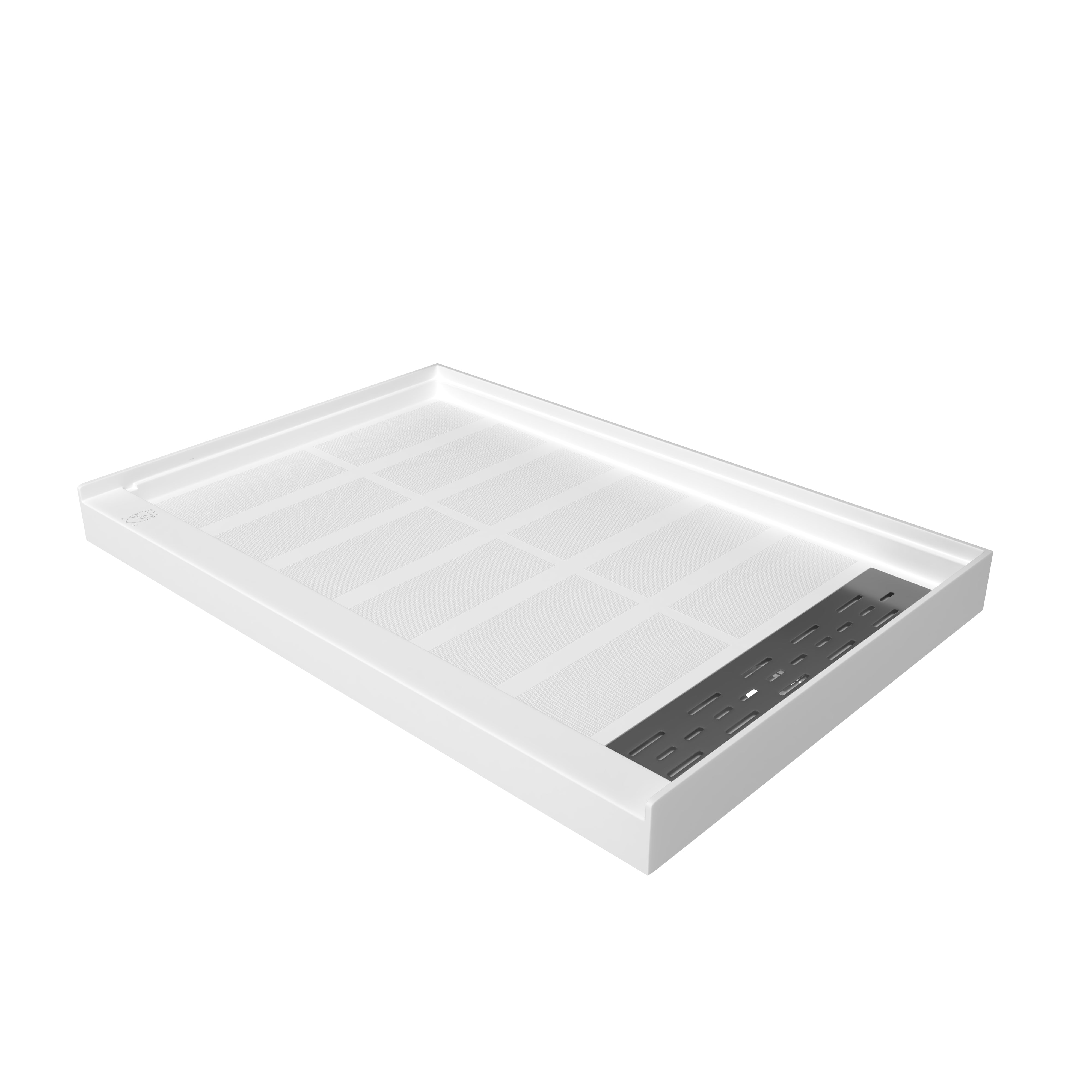 48" x 32" SMC Shower Base with Anti-Slip Textured Floor & Easy Install