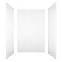 V-Shaped Herringbone SMC Shower Wall Panels with Waterproof & Easy Install