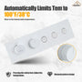 16'' Round Rainfall Multifunctional Shower System With 3-Spray Modes