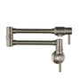 Double Handles Wall-Mounted Folding Pot Filler Space-Saving