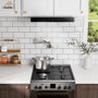 Double Handles Wall-Mounted Folding Pot Filler Space-Saving
