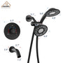 5-inch 3-Function Shower Faucet with Handheld & Tub Spout