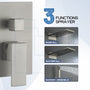 22" Wall Mounted Stainless Steel Shower Systems With Handheld Shower