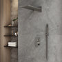 22" Wall Mounted Stainless Steel Shower Systems With Handheld Shower