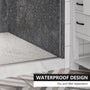 60"x76" Frameless Single Sliding  Shower Door with Four Smooth Rollers