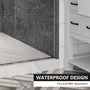 60"x76" Frameless Single Sliding  Shower Door with Four Smooth Rollers