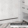 60"x76" Frameless Single Sliding  Shower Door with Four Smooth Rollers