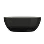 59"/67" Pure Resin Freestanding Transparent Bathtub with Center Drain