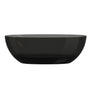 59"/67" Pure Resin Freestanding Transparent Bathtub with Center Drain