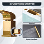 Waterfall Tub Faucet with Handheld Shower Head for Bathtub
