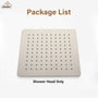 10"/12" Rain Shower Head Stainless Steel Square Showerhead
