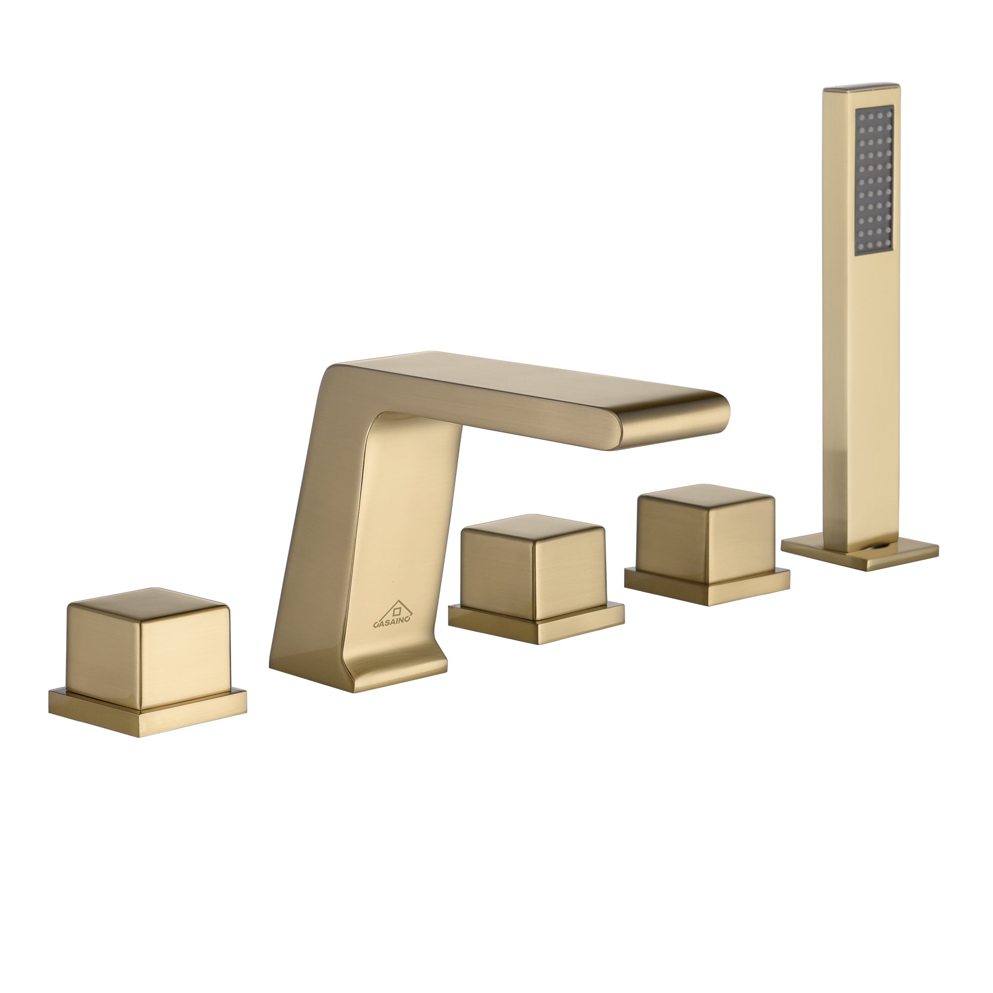 CASAINC Hot Sale 5 hole Bathtub Faucet With Handheld Shower Head