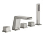 CASAINC Hot Sale 5 hole Bathtub Faucet With Handheld Shower Head