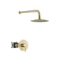 10" Wall Mount Black Shower Faucet, Save time and buy your custom shower system kit