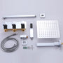 10-inch 3 Way Shower System with Hand Shower and Tub Filler