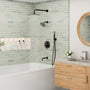10-inch 4-Function Wall-Mounted Dual Shower System with Tub Filler
