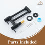 Double Handles Wall-Mounted Folding Pot Filler Space-Saving