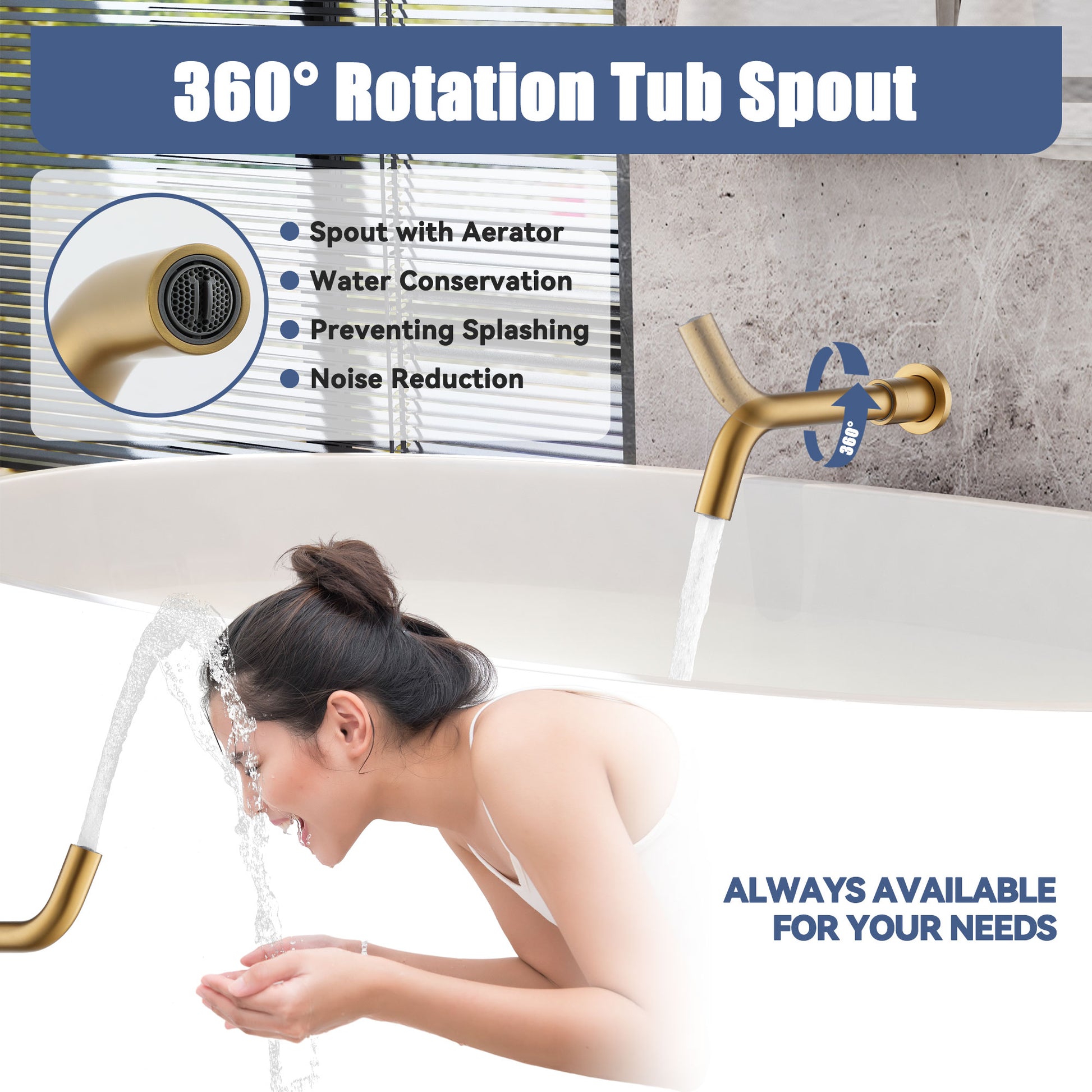 10" Rainfall Thermostatic Concealed 3-Function Shower System with Handheld