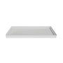 60"x30"/32" Grey One-Piece SMC Shower Pan Base with Anti-Slip Texture