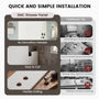 60"x36"/48"x96" Waterproof SMC Shower Wall Panel Kit with Slate Rock Texture