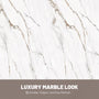 60"x36"x75"/96" Calacatta Gold Marble Solid Surface 4-Piece Shower Wall Panels for Luxury Shower Spaces