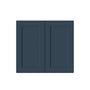 Cyber Grey RTA 24"-36"W x 12"D x 30"-42"H 15-Size Standard Wall Cabinet with 2 Doors and Shelves