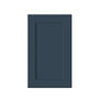 Cyber Grey RTA 9"-21"W x 12"D x 30"-42"H 15-Size Standard Wall Cabinet with Door and Shelves