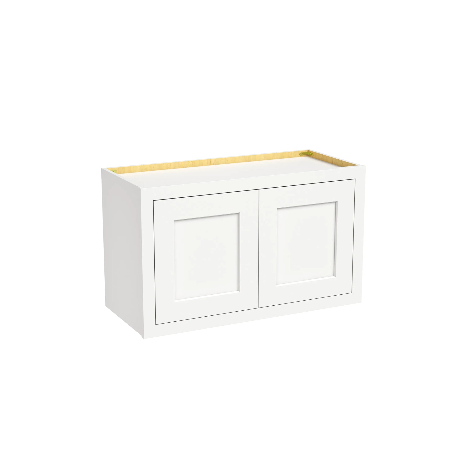 Inset Origami White RTA 24-36"W x 12-24"H x 13.5"D 10-Size Double Doors Wall Cabinet