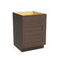 Inset Truffle Brown RTA 12-36"W x 34.5"H x 25"D 9-Size Base Cabinet with 3 Drawers