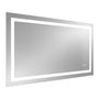 LED Front-Lighted Bathroom Mirror with Touch Dimming and Shadow Free Lighting