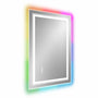 RGB Smart Control Backlit Bathroom Mirror with Dimmable Touch, Anti Fog