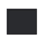 Slim Ebony Black Shaker RTA 12"/15"/18"/21"W x 18"H x 12"D Single Door Short Wall Cabinet