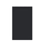 Slim Ebony Black Shaker RTA 9"-21"W x 30"/36"/42"H x 12"D 15-Size Single Door Standard Wall Cabinet