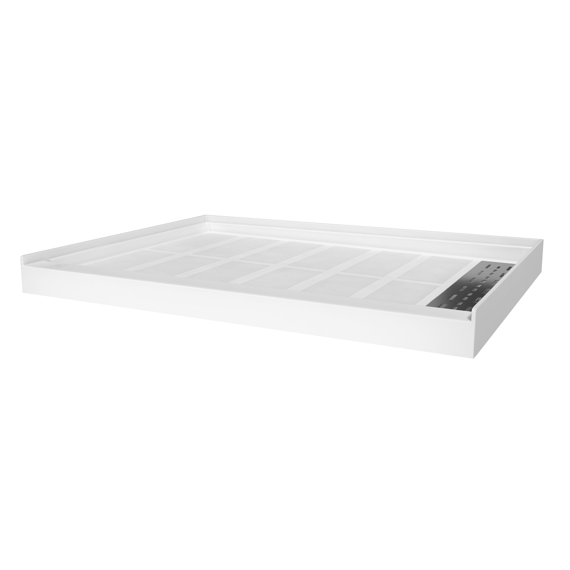 48x36” SMC Solid White Shower Base with Non-Slip Surface, CUPC Certified