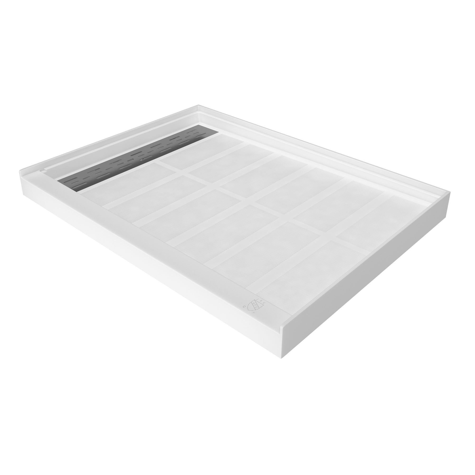 48x36” SMC Solid White Shower Base with Non-Slip Surface, CUPC Certified