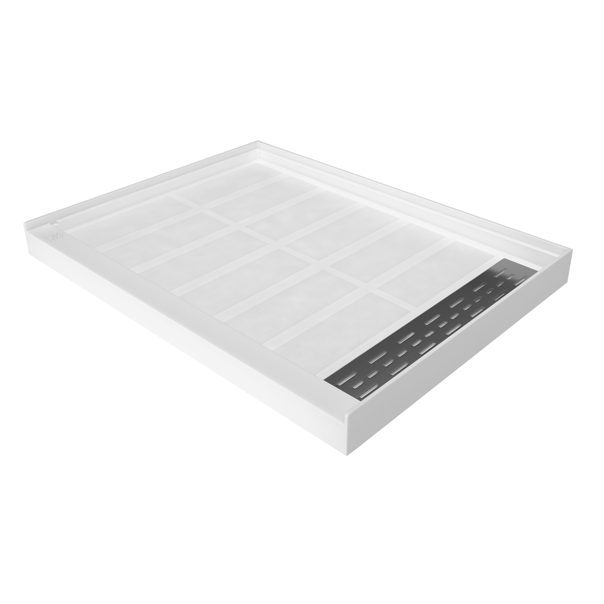 48x36” SMC Solid White Shower Base with Non-Slip Surface, CUPC Certified