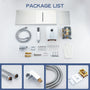 22" Wall Mounted Stainless Steel Shower Systems With Handheld Shower