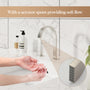 3-Hole Widespread Deck Mounted Waterfall Bathroom Basin Faucet