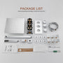 12" Thermostatic Rainfall Shower System with Handheld & Body Jets