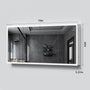 16"-96" Aluminum LED Medicine Cabinet with Anti-Fog Mirror, 3 Color Temperatures & Dimmable Lighting