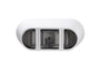 59 in. Acrylic Freestanding Soaking Bathtub with Toe-Tap Drain in Glossy White/Black