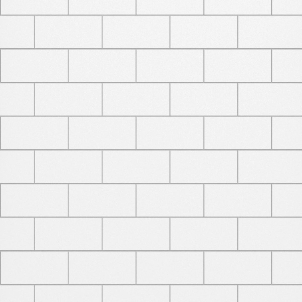 60"x32"x96" Matte/Glossy Surface SMC Shower Wall Panel Kit with Small Subway Tile Pattern